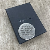 Kutuu small gift with a big meaning -  Live, Love, Laugh Pocket Coin