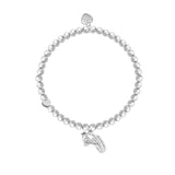 Little Treat LC BRacelet with bird and feather charm