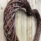 Unpeeled Willow Heart - 2 sizes