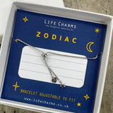 Life Charm Zodiac Bracelet - Aquarius
