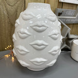White Lips Vase