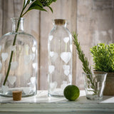 Glass Heart Carafe - 2 sizes