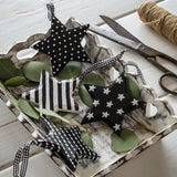 Retreat - Black & White Hanging Patterned Trees